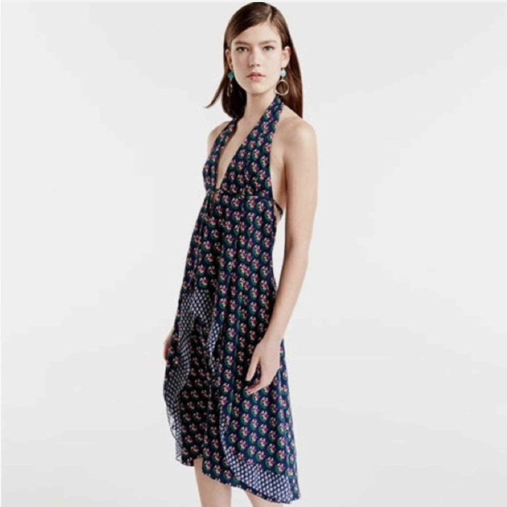 Floral Halter Dress